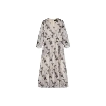 PLANE DRIFT Long Sleeved Dresses Women's Black