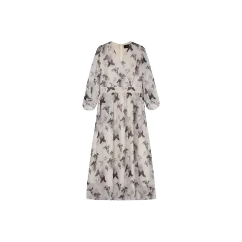 PLANE DRIFT Long Sleeved Dresses Women's Black