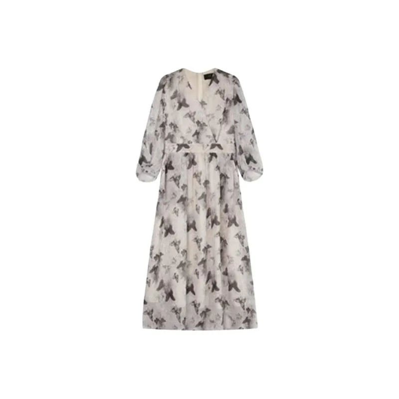 PLANE DRIFT Long Sleeved Dresses Women's Black-0