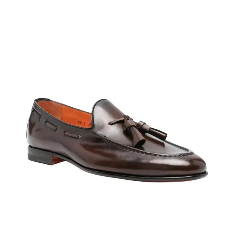 Santoni Leather Loafers-2