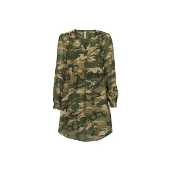 Pepe Jeans Long Sleeved Dress Women's Multicolor