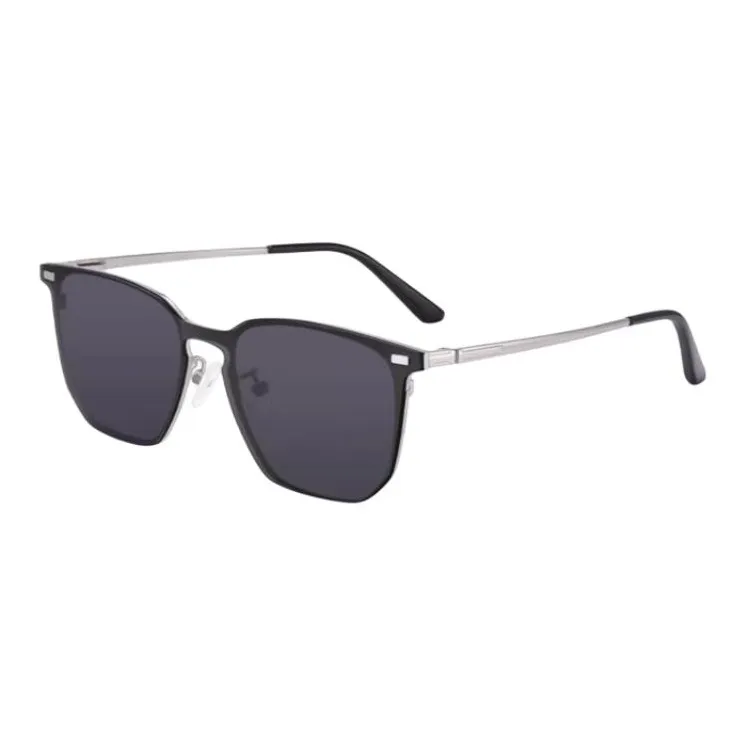 PULAIS Plate Alloy Frame TR/Memory Plastic Irregular Shape Sunglasses Unisex Multicolor-0