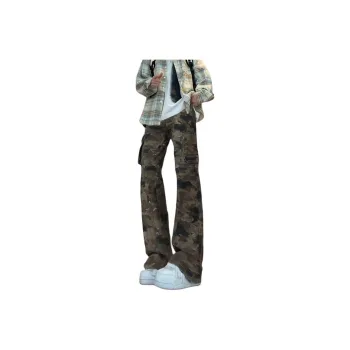 BENGEN Jeans Unisex Camouflage