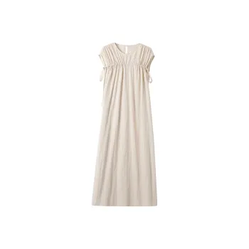 Ancient Alley Sleeveless Dress Women's Beige Apricot