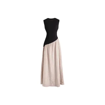 Aghr Sleeveless Dress Women's Black Pink