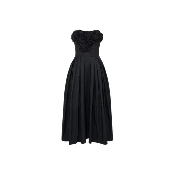Elisabetta Franchi Draped Midi Dress