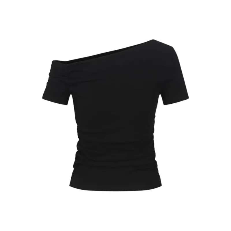 URBAN REVIVO T Shirts Women's Jet Black-1