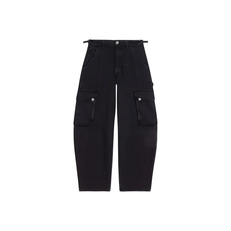 Maje Logo patch Cargo Jeans-0