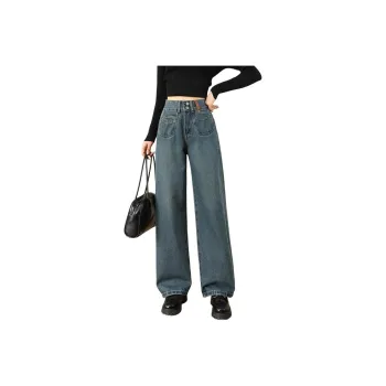 TERRE BLEUE Jeans Women's Dark Blue