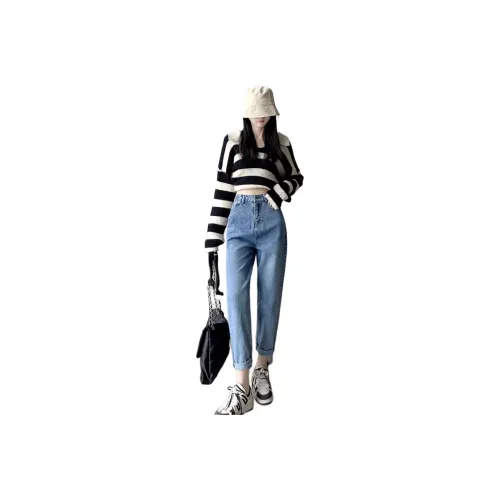 CHANGE SHE Jeans Women's Vintage Blue