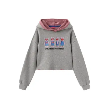 Wiggle Wiggle Rabbit Pattern Hoodie Women's