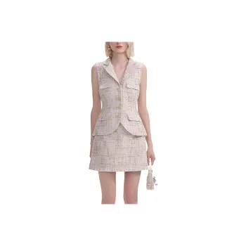 Self portrait Boucle Tailored Mini Dress