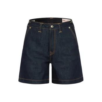 EVISU Denim Shorts Women's Denim Blue