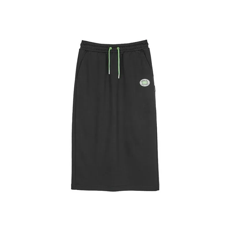 Skechers Casual Long Skirt Women's Carbon Black-0