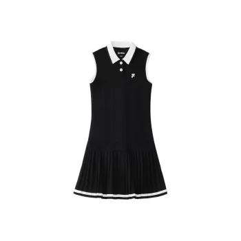 FILA FUSION FUSION LIFEFOB SS25 Sleeveless Dress Women's Jet Black