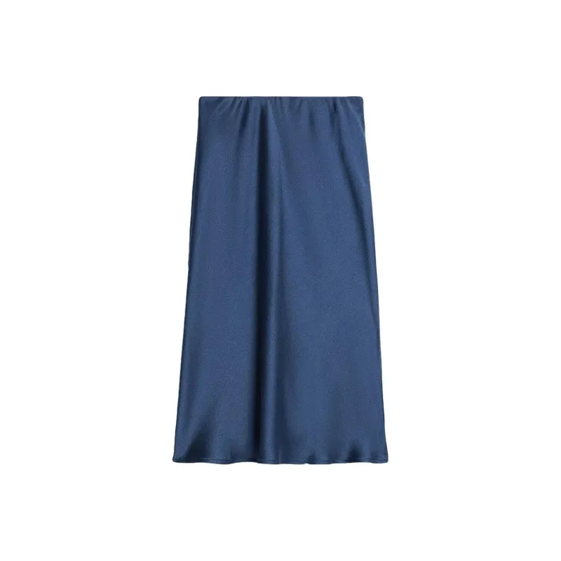AMIPARIS High waisted Satin Skirt-0