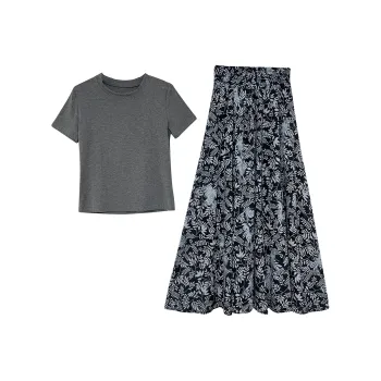 Icicofficial Two Piece Skirt Sets Women's