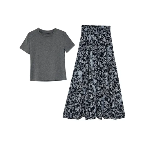 Icicofficial Two Piece Skirt Sets Women's
