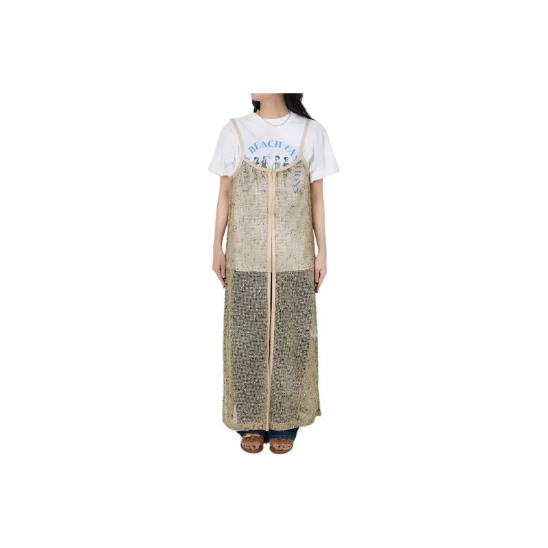 FREAK'S STORE Slip Dress Women's Beige-0