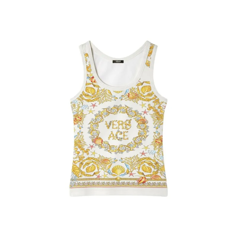 VERSACE Underwater Barocco Tank Top-0
