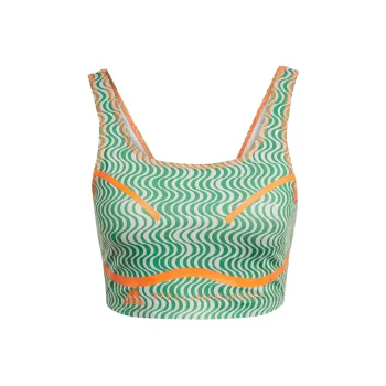 Adidas Sleeveless Sports Shirts Women's Green