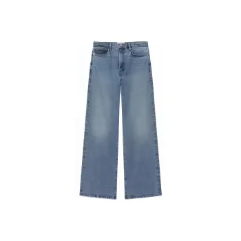 FRAME Le Jane High-rise Wide-leg Jeans