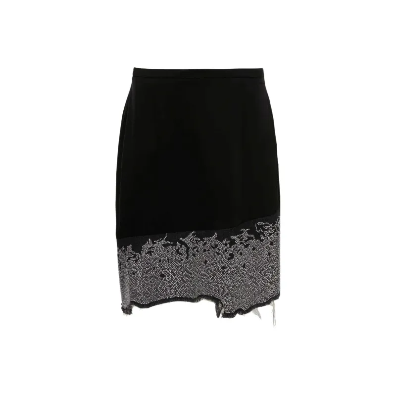 JW Anderson Glitter detail Asymmetric Skirt-0