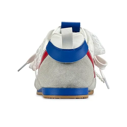LuzaoT SUPER DRAG Low Top Casual Shoes Women's White Red-4