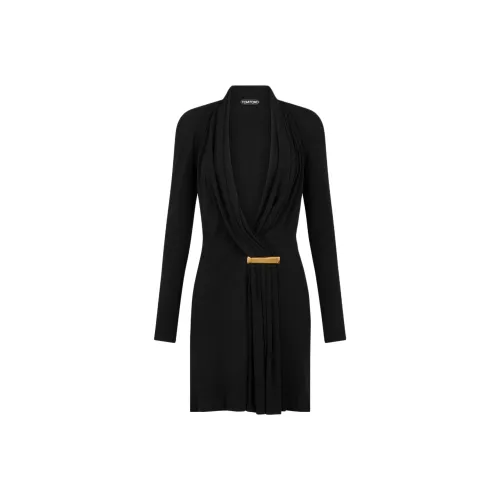 TF Long Sleeved Dresses Women's Black