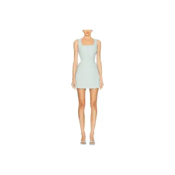 ANNA QUAN Sleeveless Dress Women's Aqua Blue