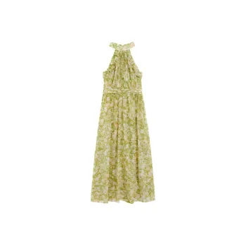 Bebe Sleeveless Dress Women's Green