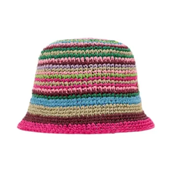 Valentino Color Raffia Bucket Hat