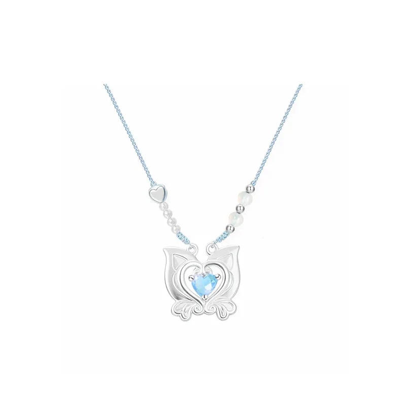 Shang Qianyi S999 Fine Silver Necklaces Women's-12