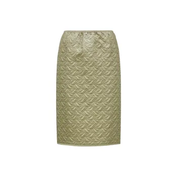 Moncler Quilted Midi Skirt