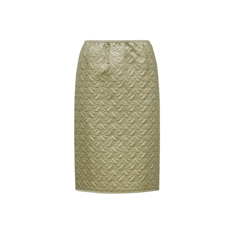 Moncler Quilted Midi Skirt-0