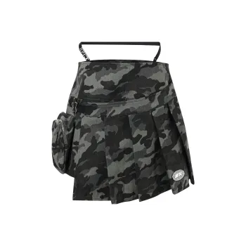 Dpercent Cropped Skirt Camouflage