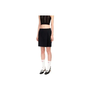 SHUSHUTONG Casual Short Skirts Women's Black