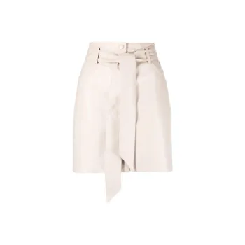 NANUSHKA A line Belted Mini Skirt
