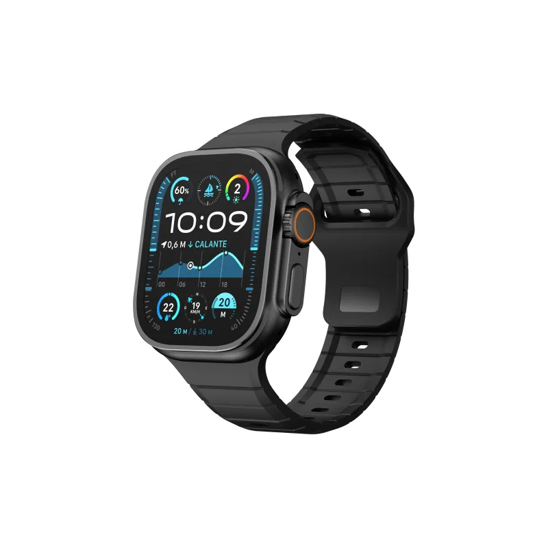 Watchbond Watch Band Apple Compatibility Fluoroelastomer Material-5
