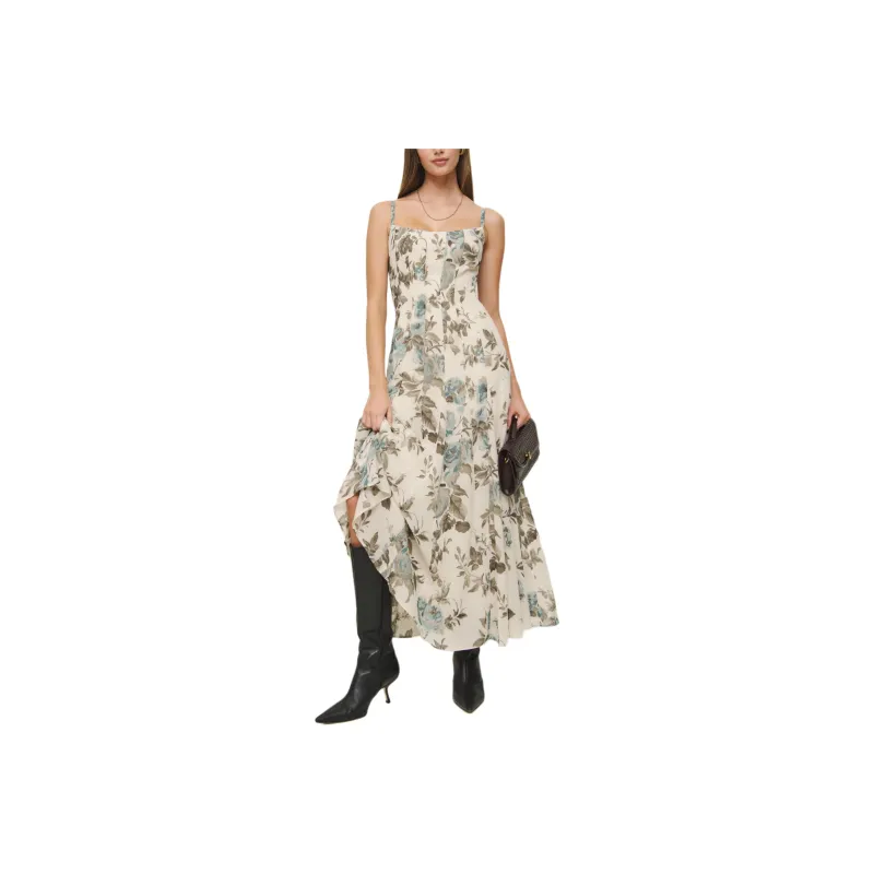 REFORMATION Katalina Dress Slip Dresses Women's Multicolor-0