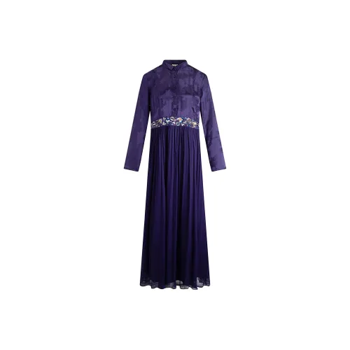 A LIFE ON THE LEFT Long Sleeved Dress Women's Purple
