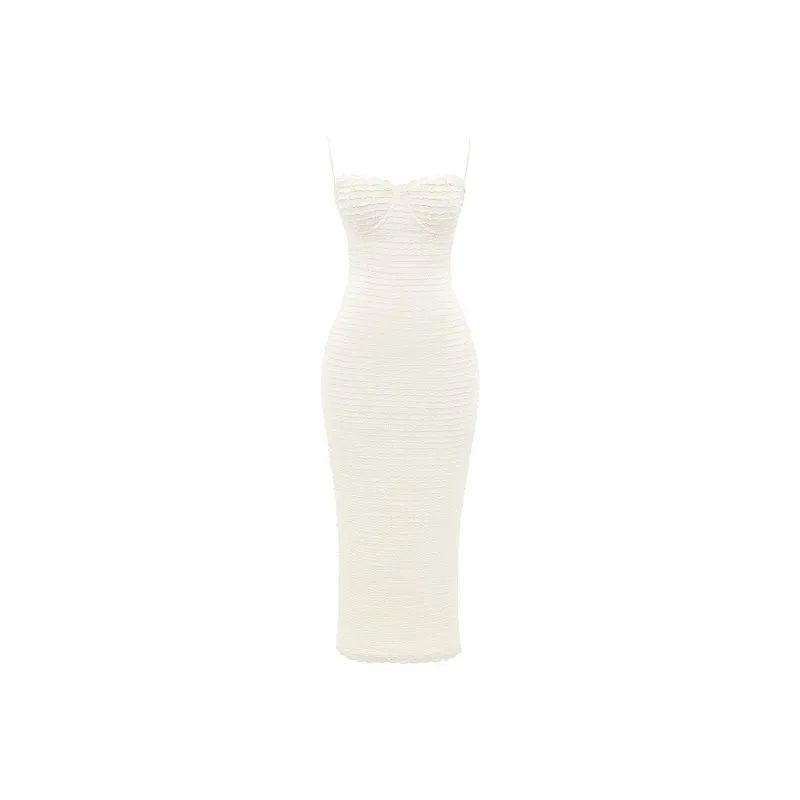 HOUSE OF CB ELINOR Slip Dresses Women's CREAM/Cream-5