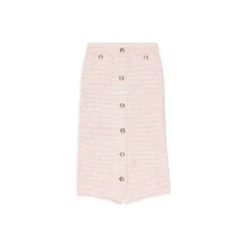 Balenciaga Casual Long Skirt Women's Pink