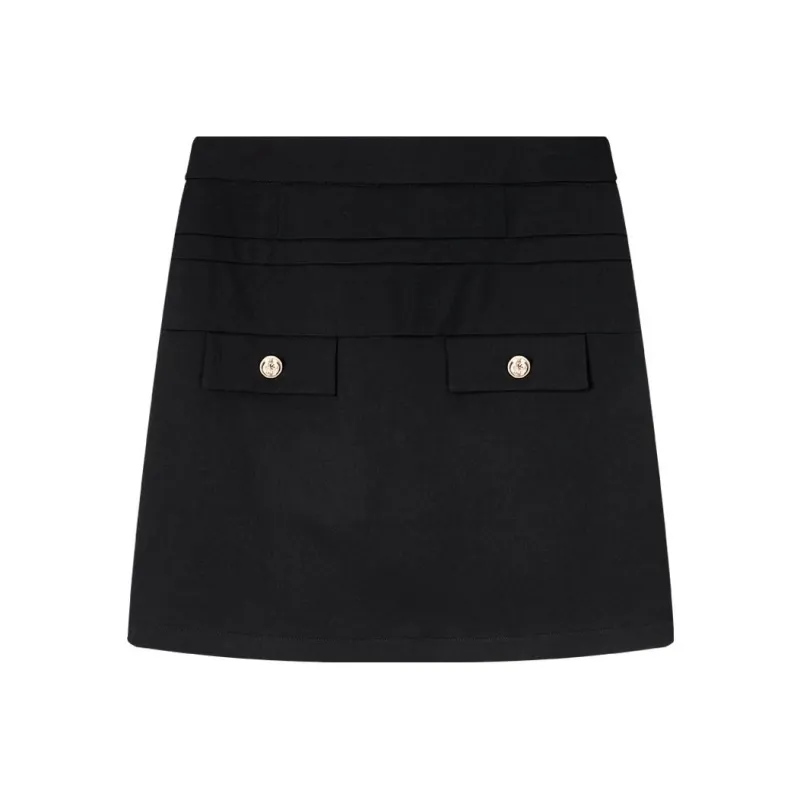 DKNY Casual Short Skirts Women's Black-0