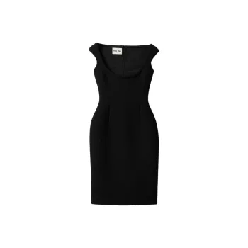 MIU MIU Slip Dress Women's Black