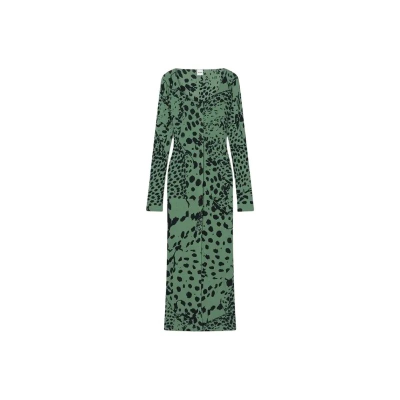 NANUSHKA Leopard print Maxi Dress-0