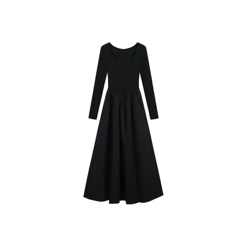 ABBY GODDESS Long Sleeved Dresses Women's Black