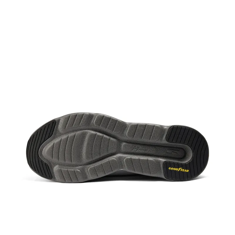 Skechers Cushioning, Slip Resistant, Abrasion Resistant, Rebound Low Top Running Shoes Men's Gray-4