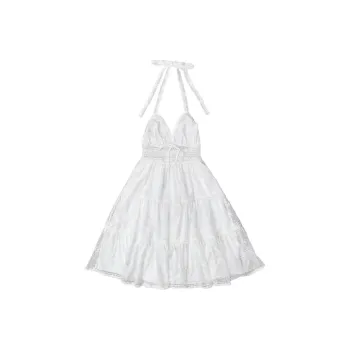 DeleteEX Slip Dresses Women's White