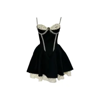 JOSR Slip Dresses Women's Black